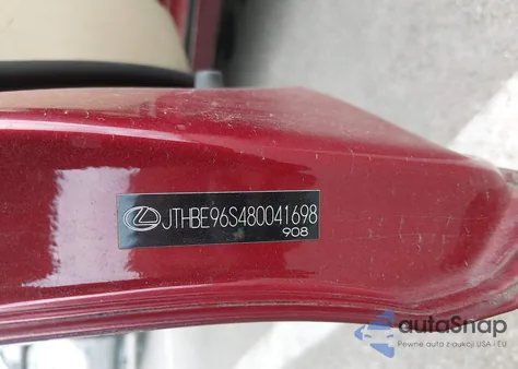 2008 Lexus Gs 350 z USA, uszkodzony, nr VIN JTHBE96S480041698